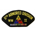 11TH ARMORED WWII HAT PATCH- WITH THE OPTION TO HAVE IT ADDED TO A HAT 11TH ARMORED WWII HAT PATCH- WITH THE OPTION TO HAVE IT ADDED TO A HAT